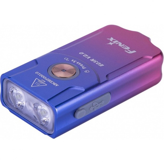 Фонарь-брелок FENIX E03R EDC V2.0 небула E03RV20NB Фонарь-брелок FENIX E03R EDC V2.0 небула E03RV20NB