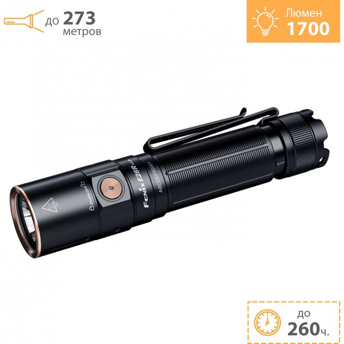 Фонарь FENIX E28R V2.0 E28RV20 Фонарь FENIX E28R V2.0 E28RV20