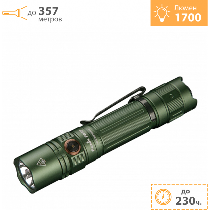 Фонарь FENIX PD35 V3.0 зеленый PD35V30gr Фонарь FENIX PD35 V3.0 зеленый PD35V30gr