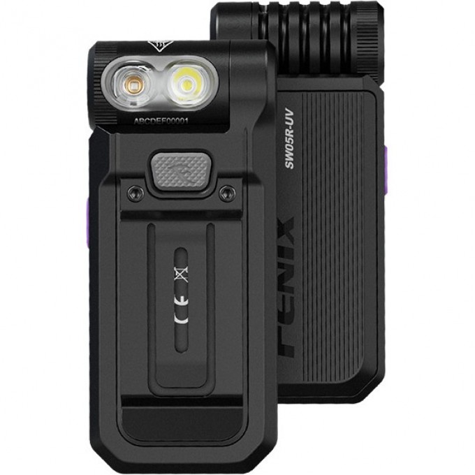Фонарь FENIX SW05R-UV черный SW05R-UVbk Фонарь FENIX SW05R-UV черный SW05R-UVbk