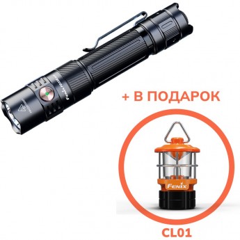 Фонарь тактический FENIX PD35R ACE + CL01 оранжевый