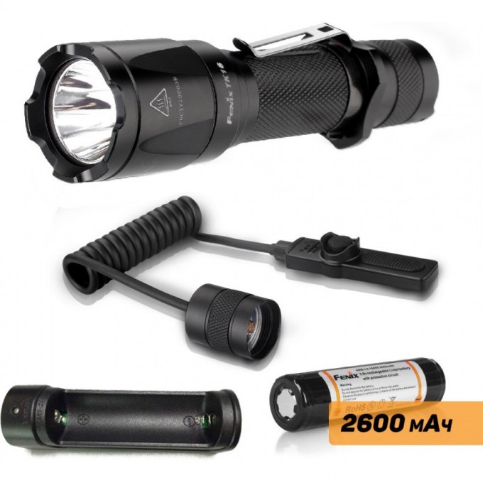 Набор: тактический фонарь FENIX TK16 + ARB-L18-2600 + ARE-X1+ AER-03 TK16kit Набор: тактический фонарь FENIX TK16 + ARB-L18-2600 + ARE-X1+ AER-03 TK16kit
