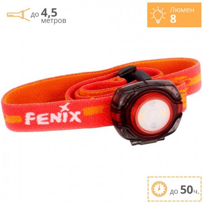 Налобный фонарь FENIX HL05 WHITE/RED LEDS HL05R Налобный фонарь FENIX HL05 WHITE/RED LEDS HL05R