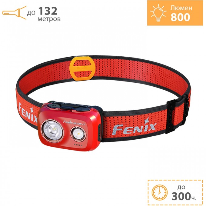 Налобный фонарь FENIX HL32R-T Red HL32RTrd Налобный фонарь FENIX HL32R-T Red HL32RTrd