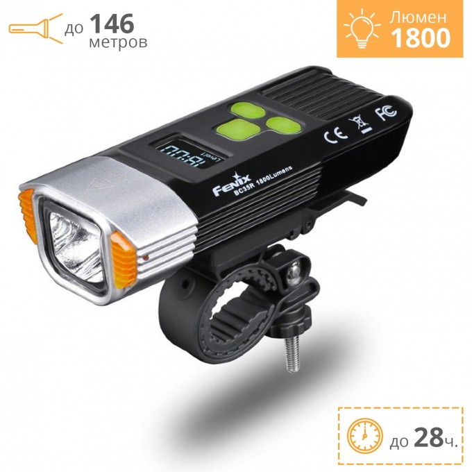 Велофара FENIX CREE XHP50 BC35R Велофара FENIX CREE XHP50 BC35R