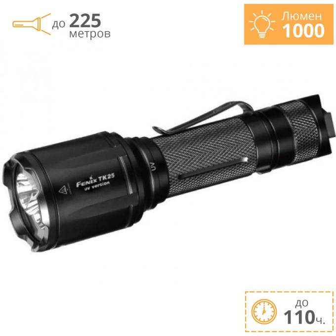 Фонарь FENIX TK25 UV TK25UV Фонарь FENIX TK25 UV TK25UV